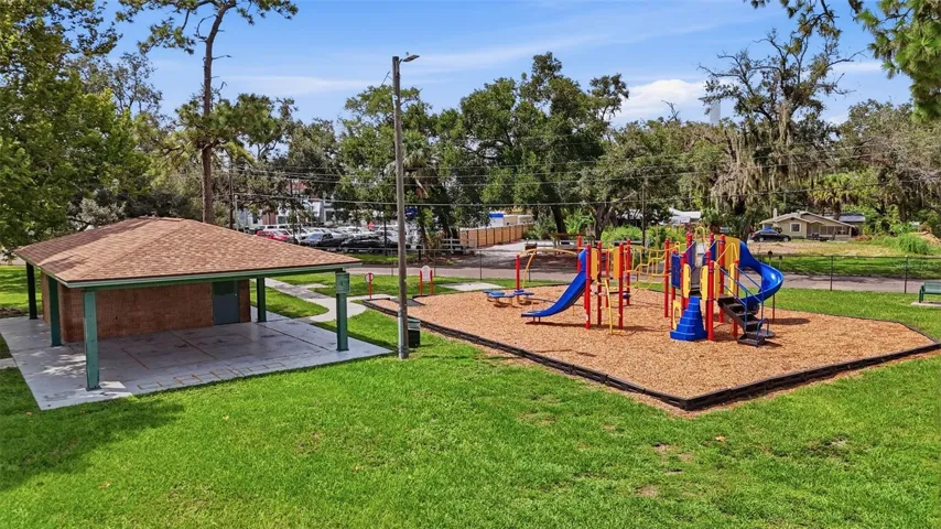 Playground Area and Restrooms
