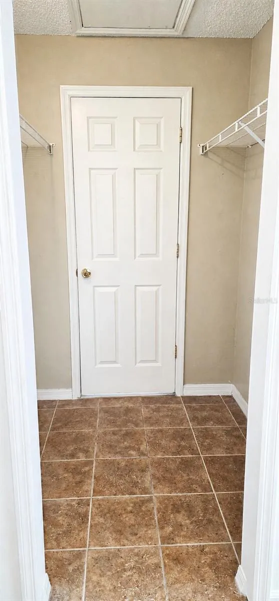 Master bedroom closet