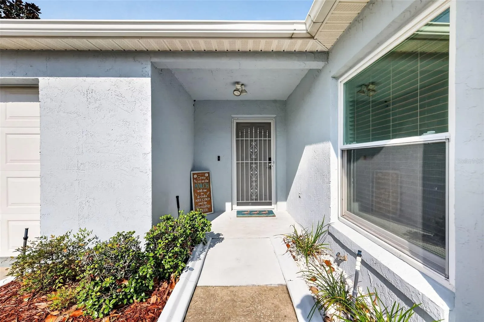 Covered Front Entry Vestibule