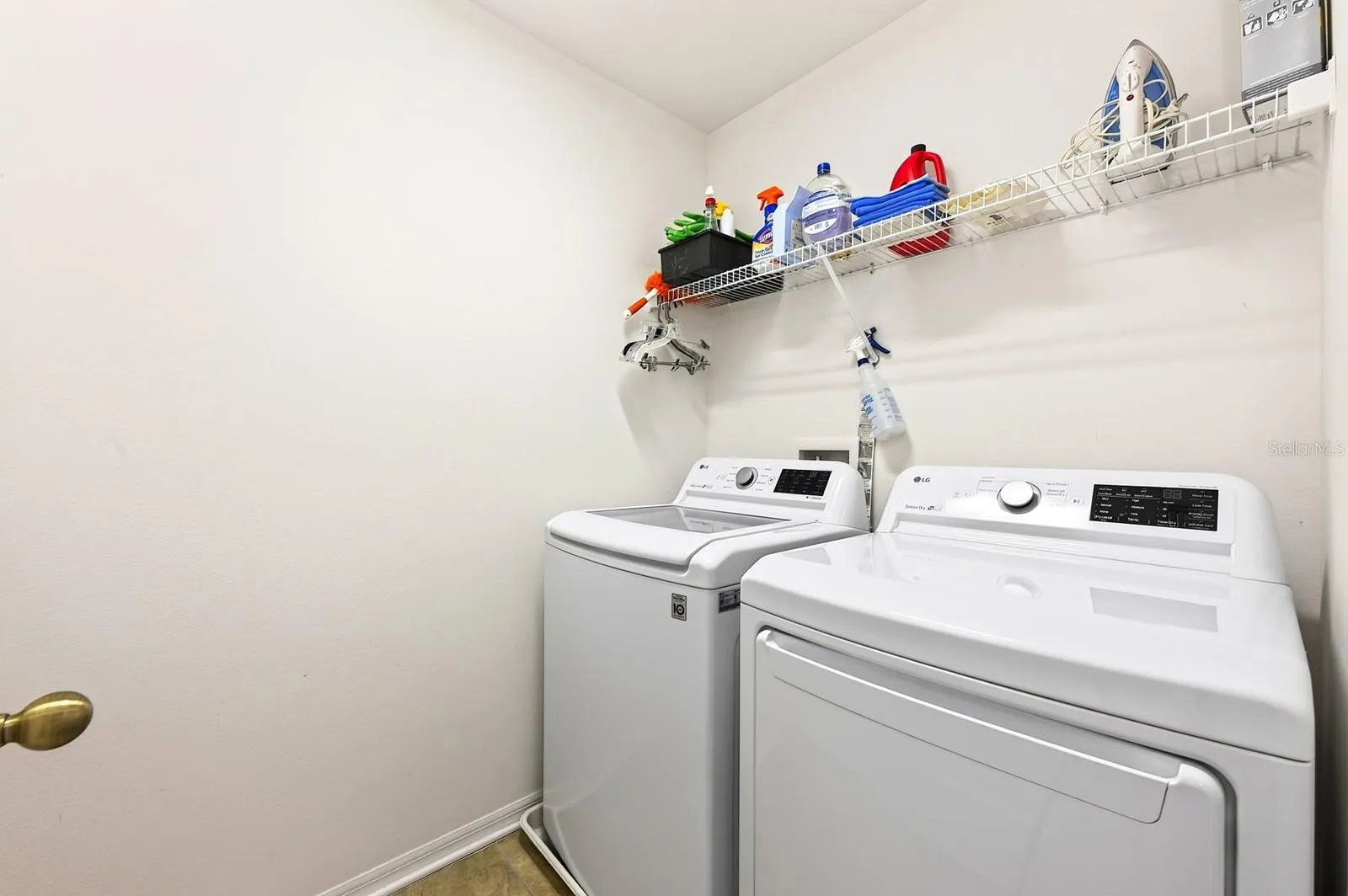 Second floor laundry room.
