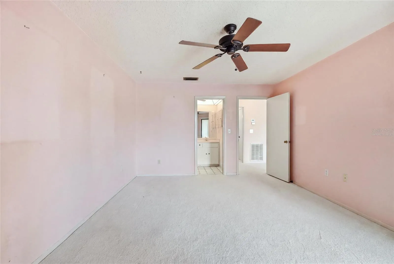 Virtually staged bedroom 2