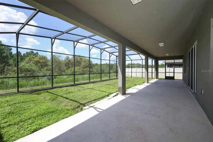 Enjoy your morning coffee or a workout in this versatile space.