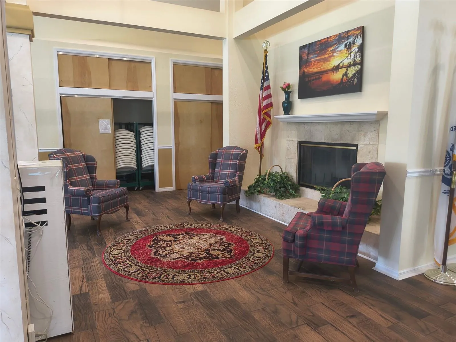 Inside a portion of the clubhouse at Arbor Lks