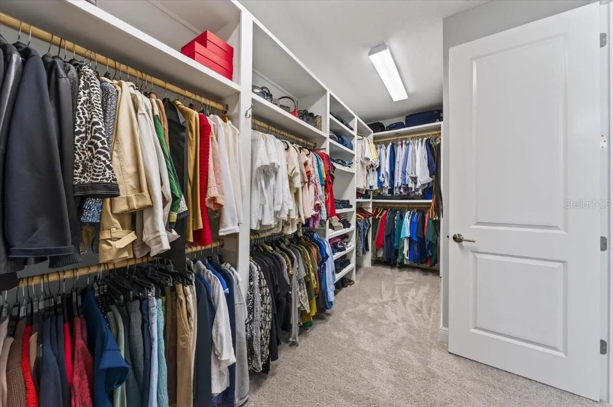 Built in Closet in Primary Bedroom
