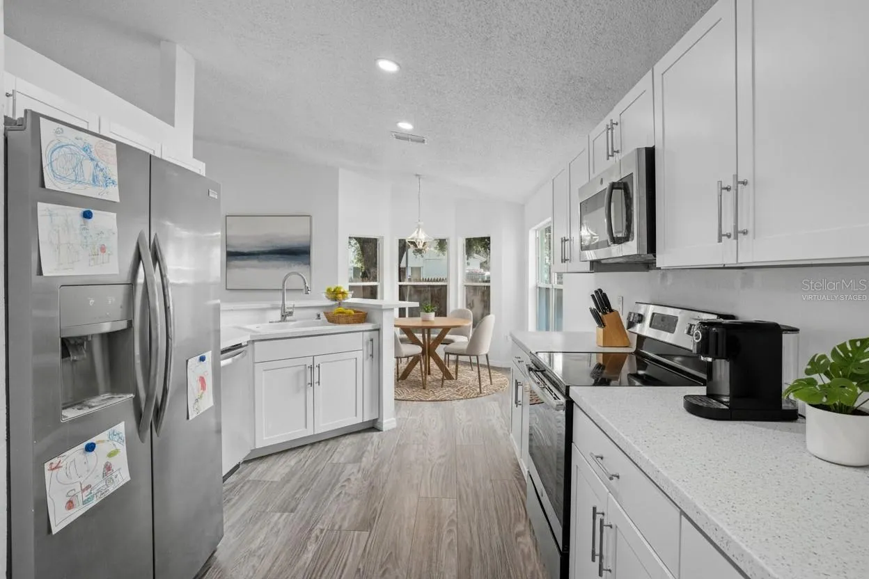 Kitchen-Virtually Staged