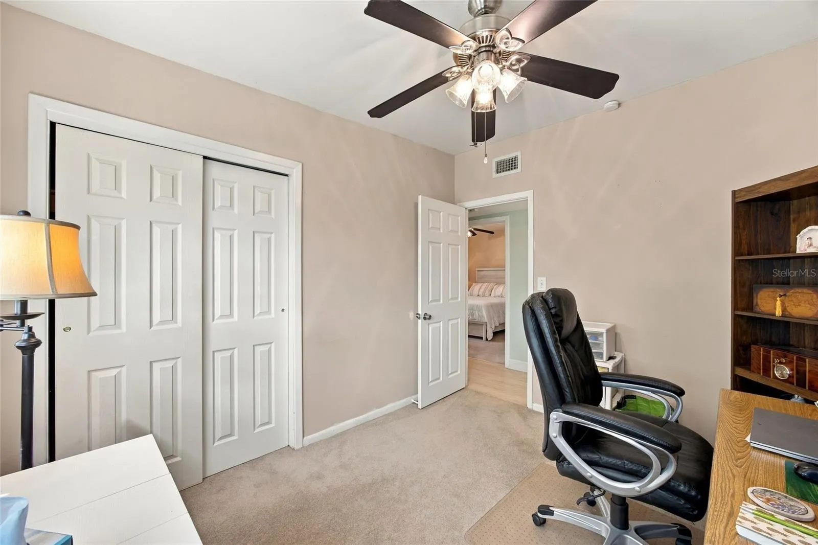 4th Bedroom (Being used as Office) 10X9