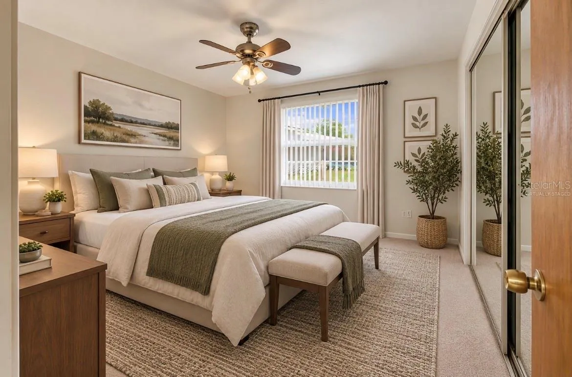 VIRTUALLY STAGED TO SHOW POTENTIAL: 3rd Bedroom 11X10