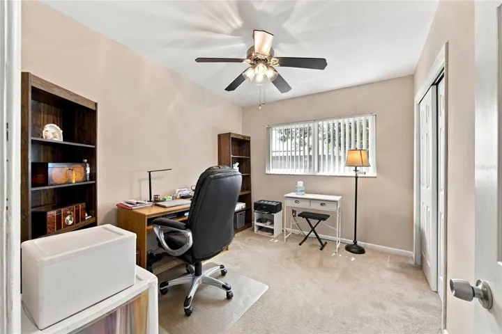 4th Bedroom (Being used as Office) 10X9