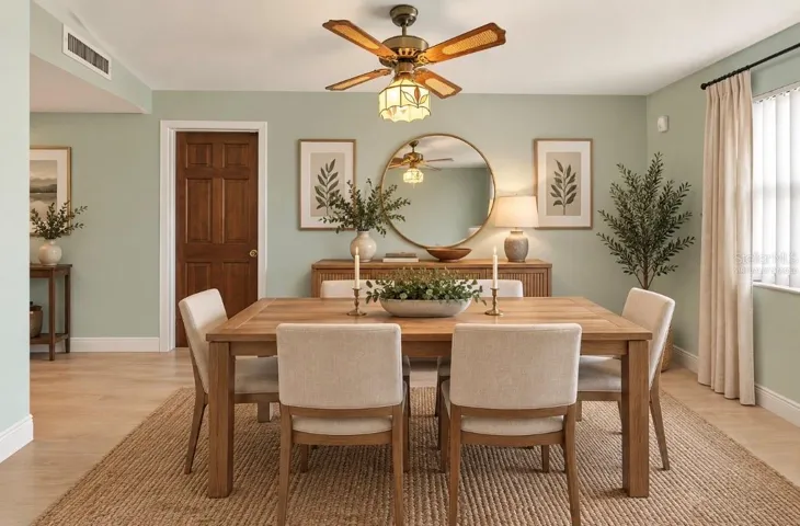 VIRTUALLY STAGED TO SHOW POTENTIAL: Formal Dining Room 15X9