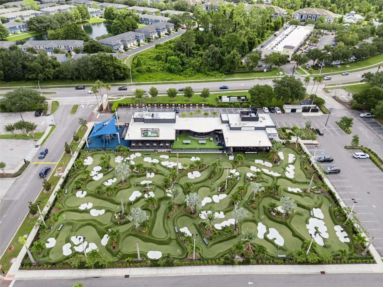 Pop Stroke Mini Golf Just across the street