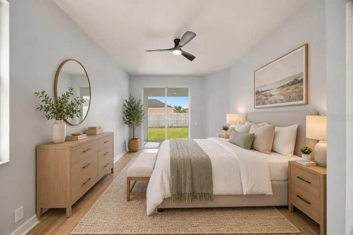 VIRTUALLY STAGED-MASTER BEDROOM