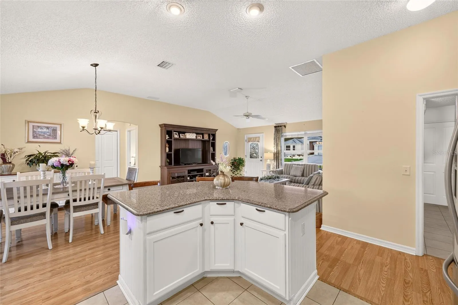 Electric on Kitchen Island