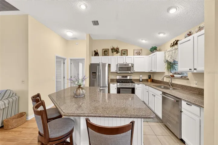 Kitchen with Granite Counter Tops