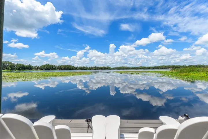 Your front-row seat to the King Lake lifestyle — Relax at your private waterfront and take in expansive lake views, brilliant Florida skies, and peaceful surroundings—the perfect setting for morning coffee, sunset cocktails, and days spent on the water
