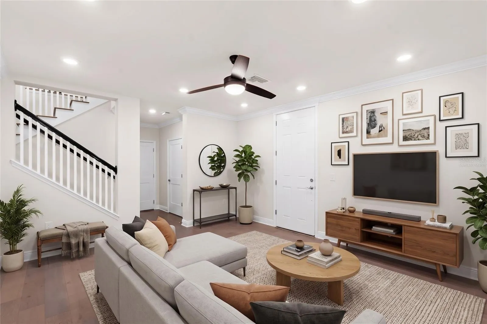 Virtually Staged Entry Way/Bonus Room