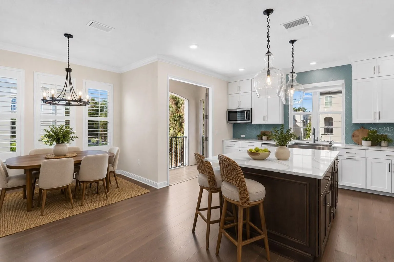Virtually Staged Kitchen