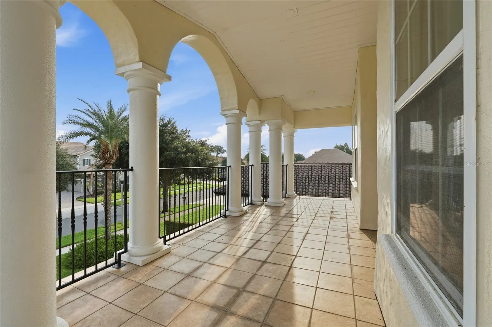 Front balcony area off upper level Primary
