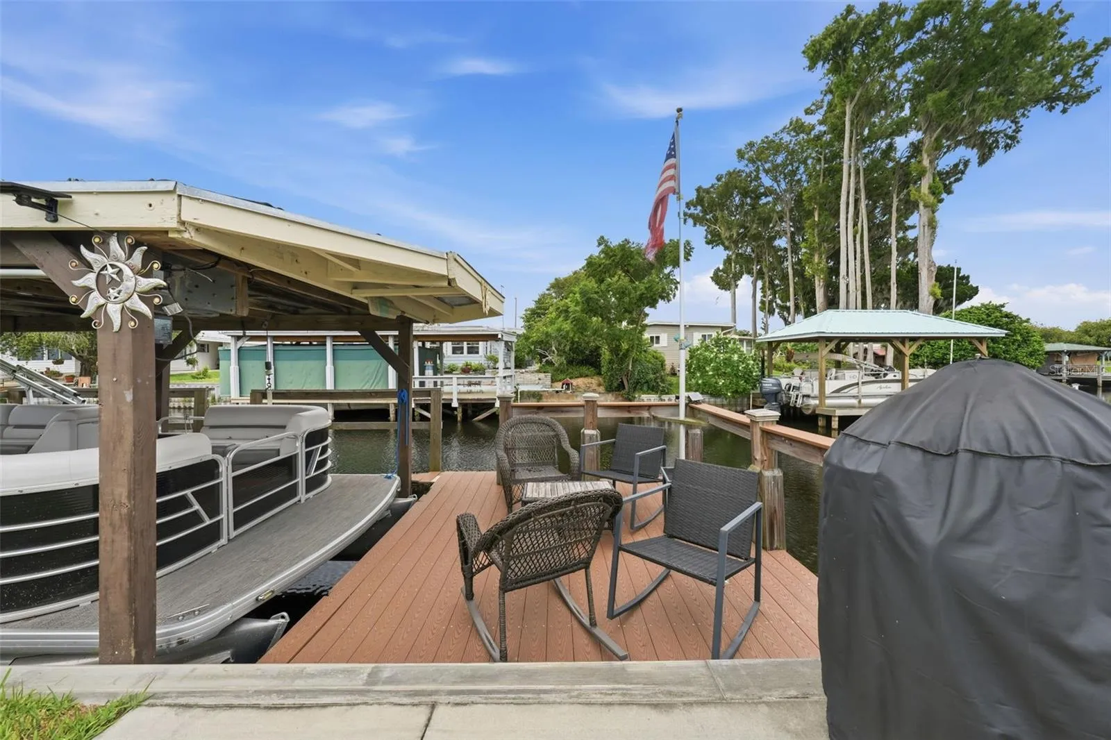 dock and boathouse
