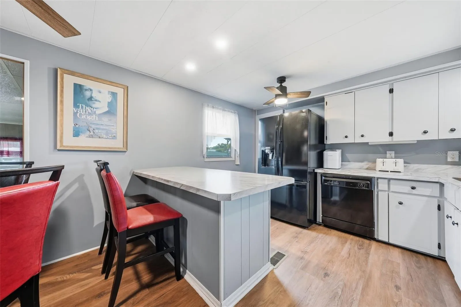 from LR to kitchen