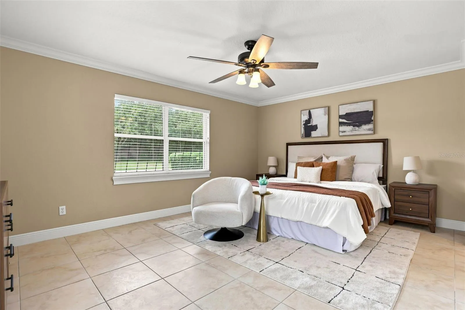 The spacious Primary Suite offers a peaceful escape with a generous walk-in closet and a beautifully appointed EN SUITE BATH.