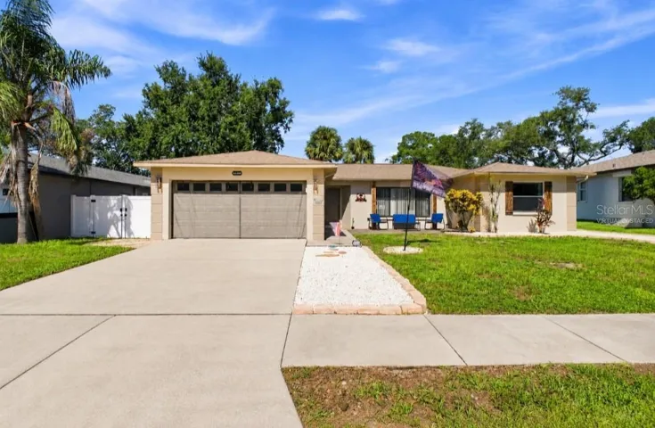 Front of home virtually staged