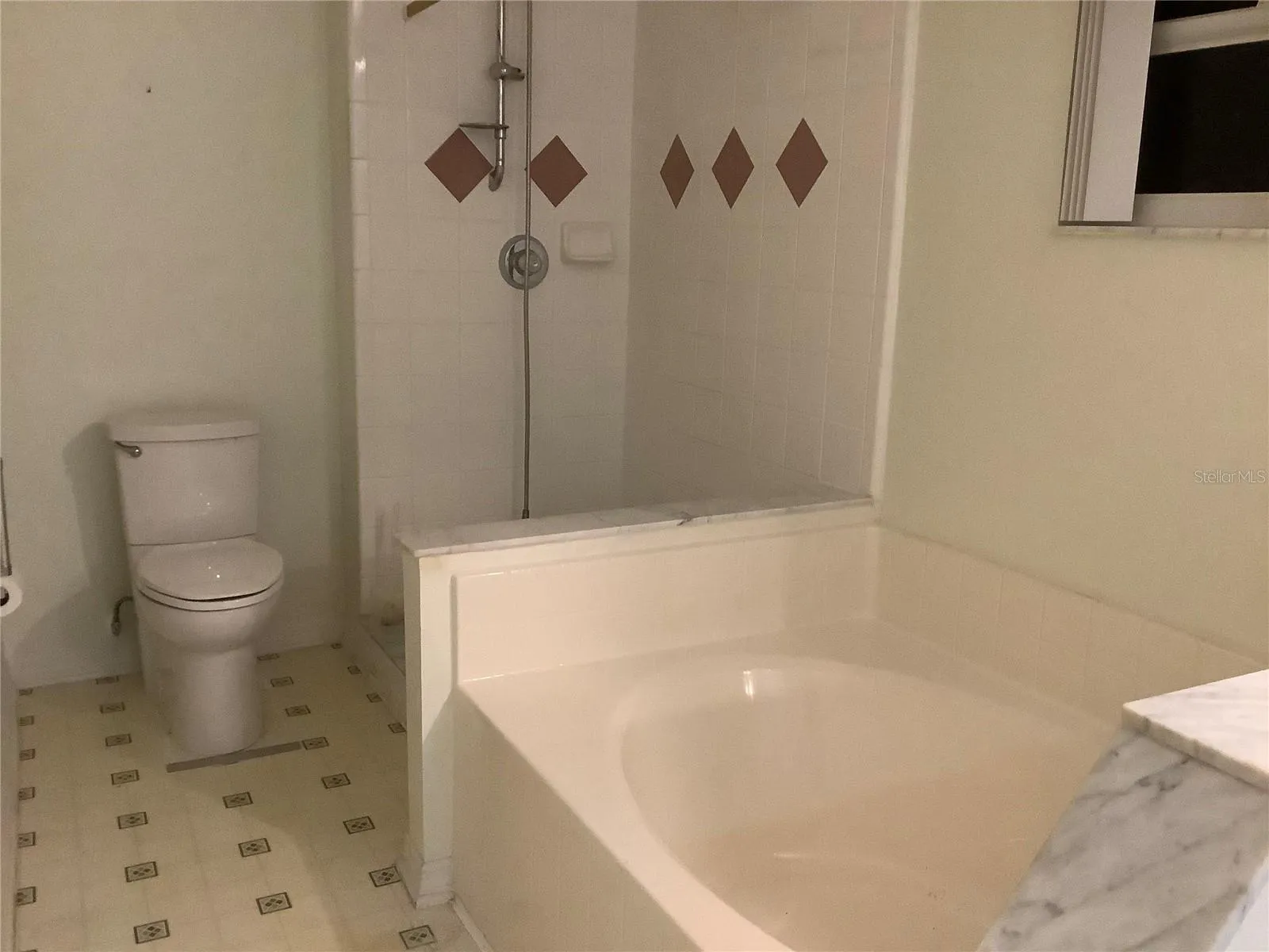 Primary bathroom with Primary bath - Separate shower and garden tub bathtub