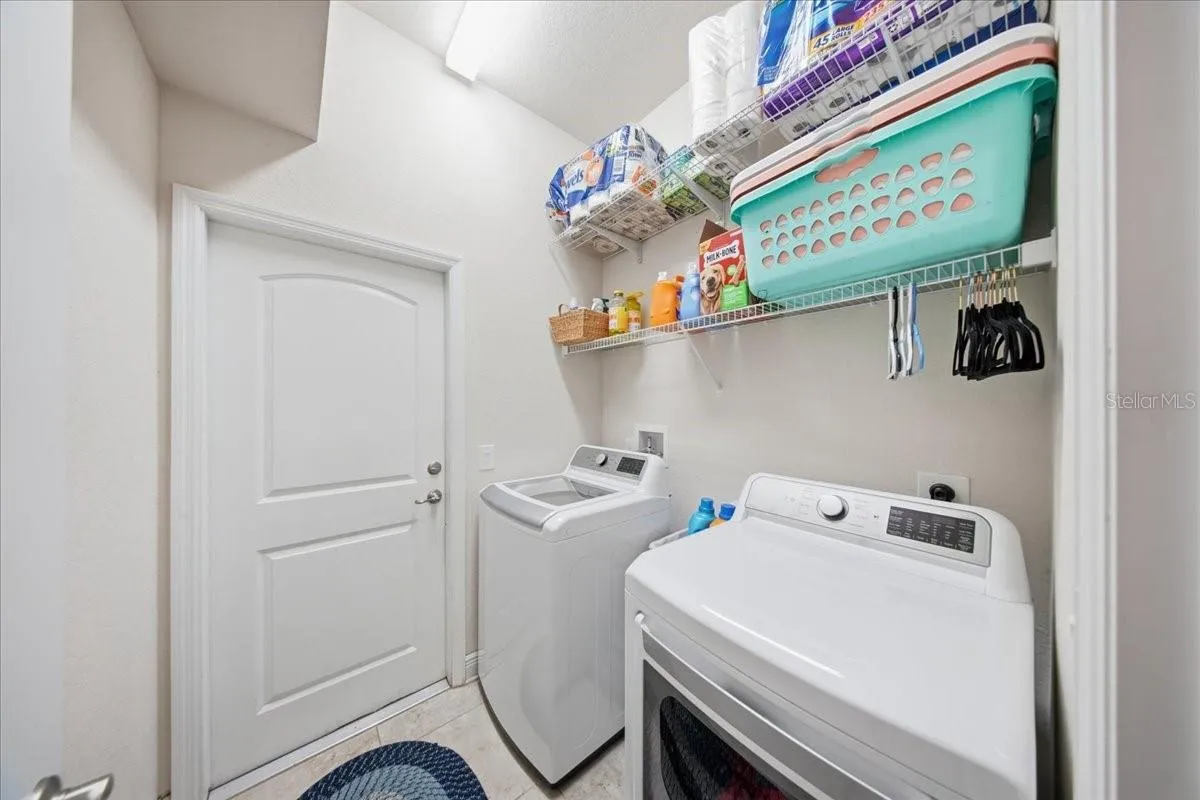 Inside laundry