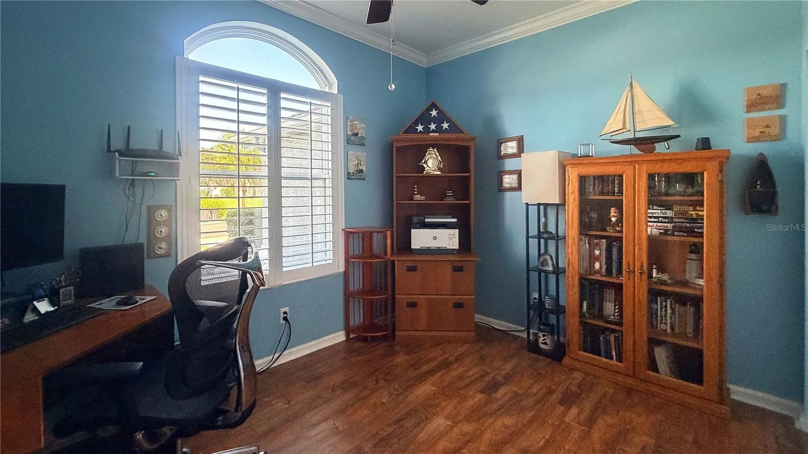and 3rd bedroom used as office...