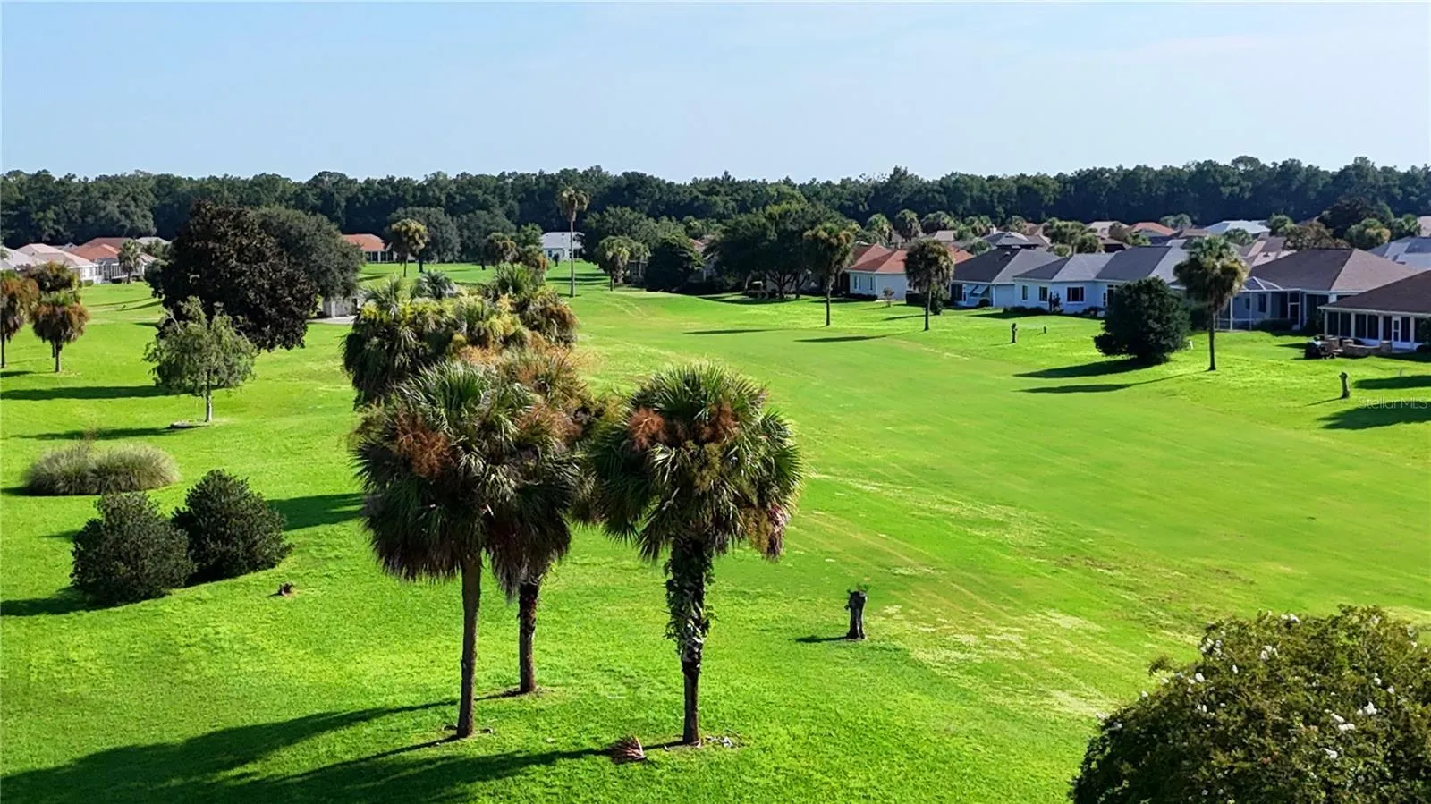 and home overlooks golf course...