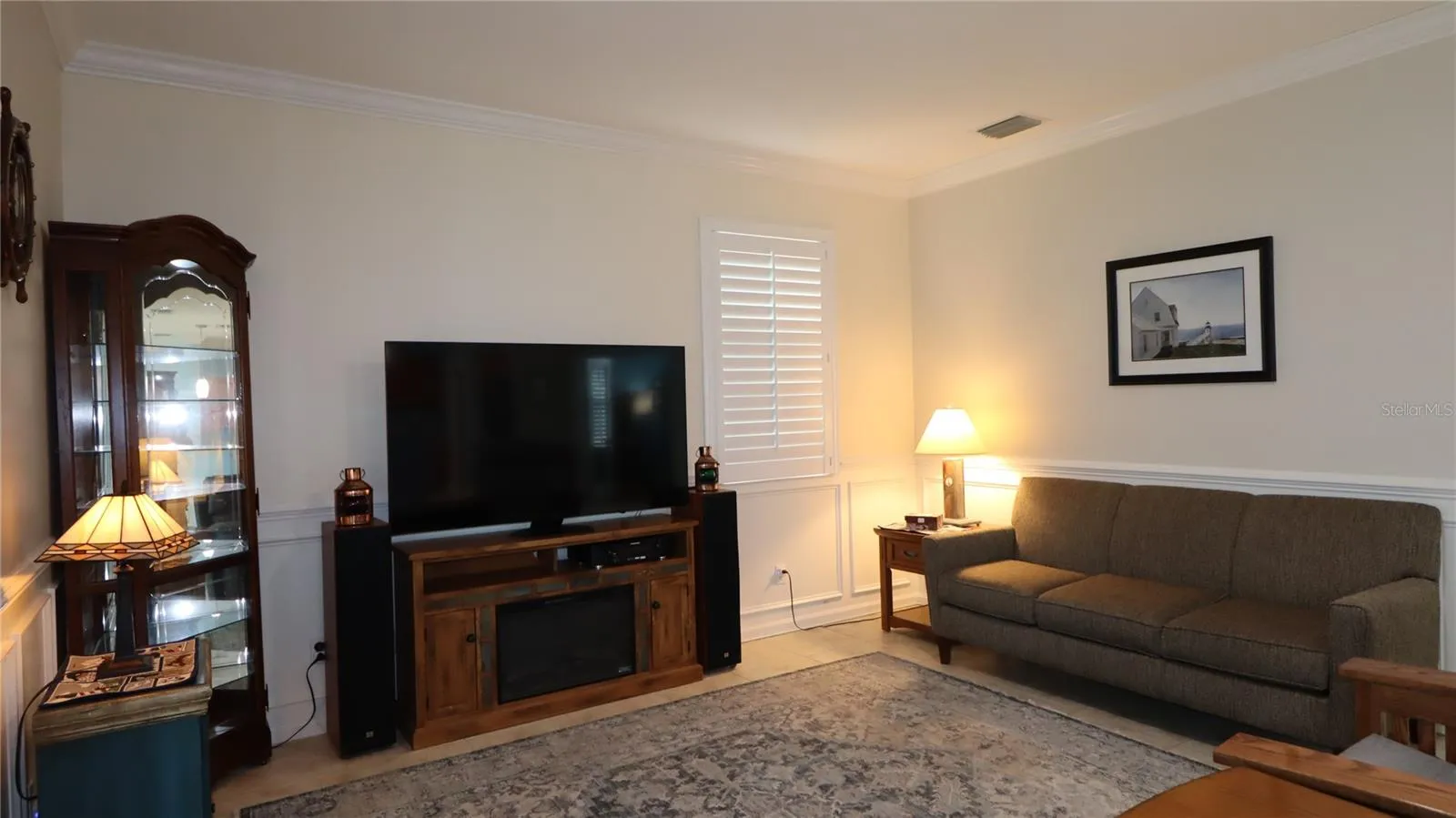 to the spacious living with...