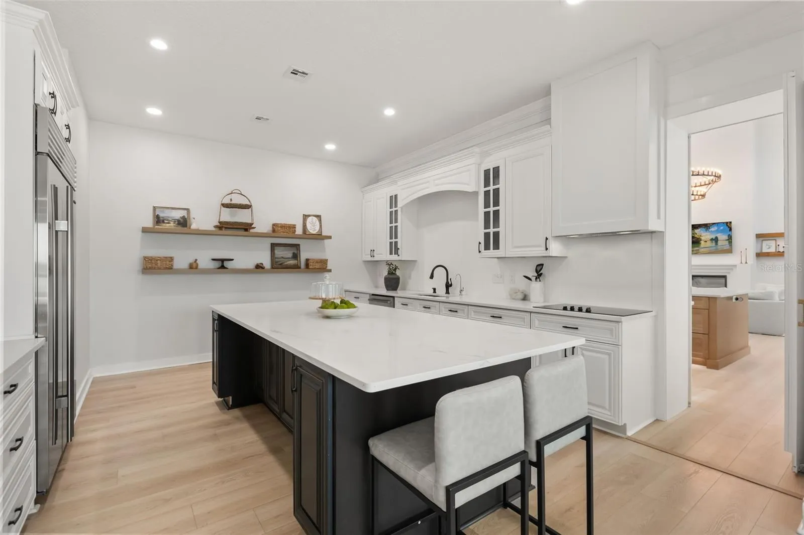 Scullery (Prep Kitchen) with passageway to Kitchen
