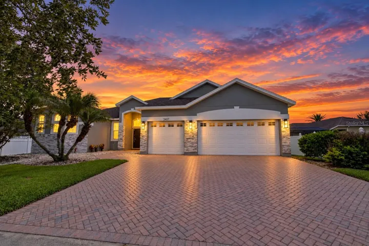 Front Exterior at Sunset