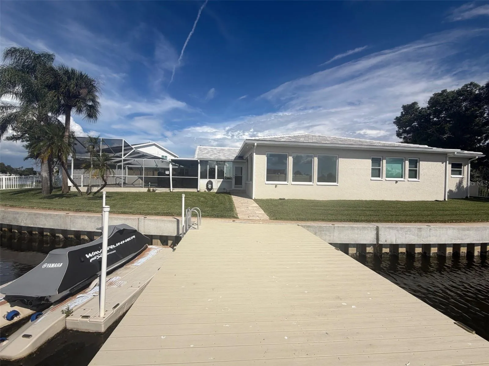 Dock view back to the house
