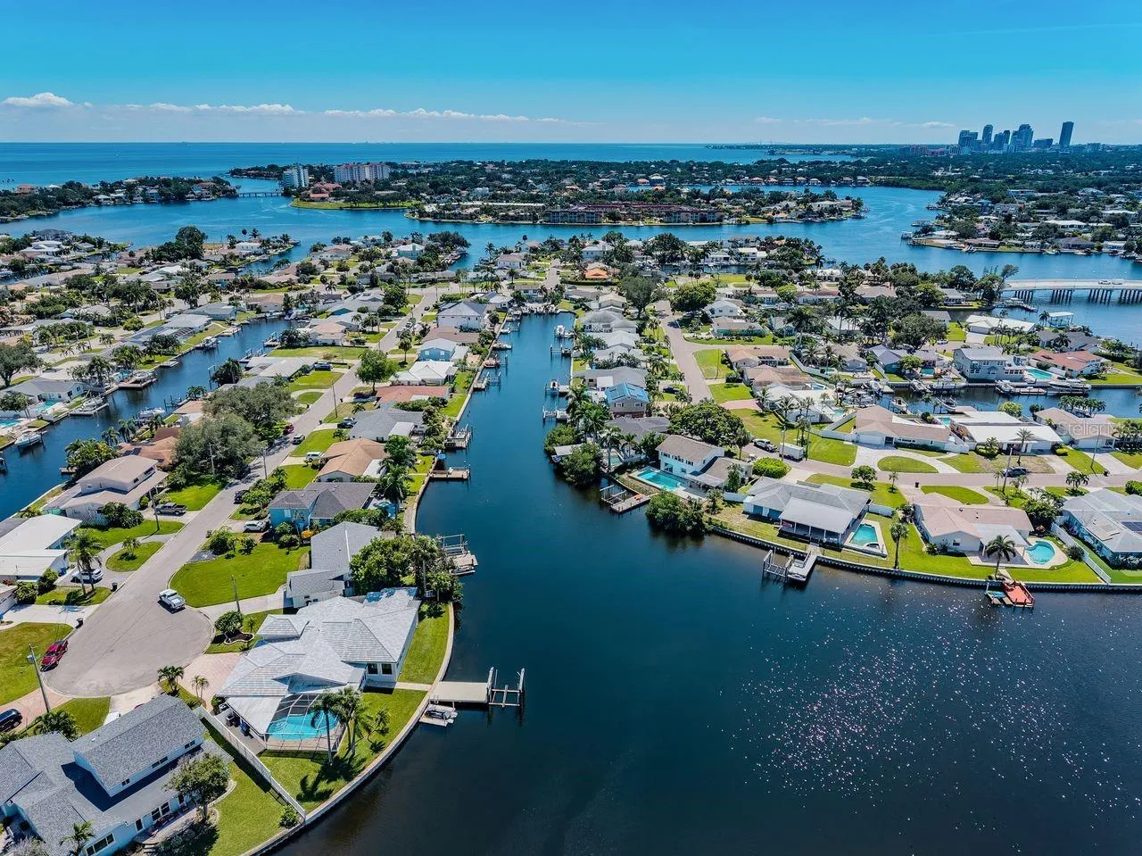 Downtown St. Pete just 15 minutes away by boat or car