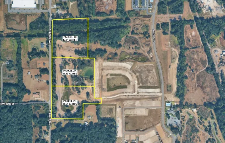 Boundary Lines of available parcels