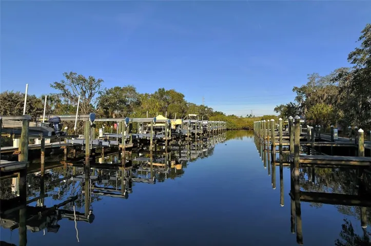 Marina with rentable boat slips and launch