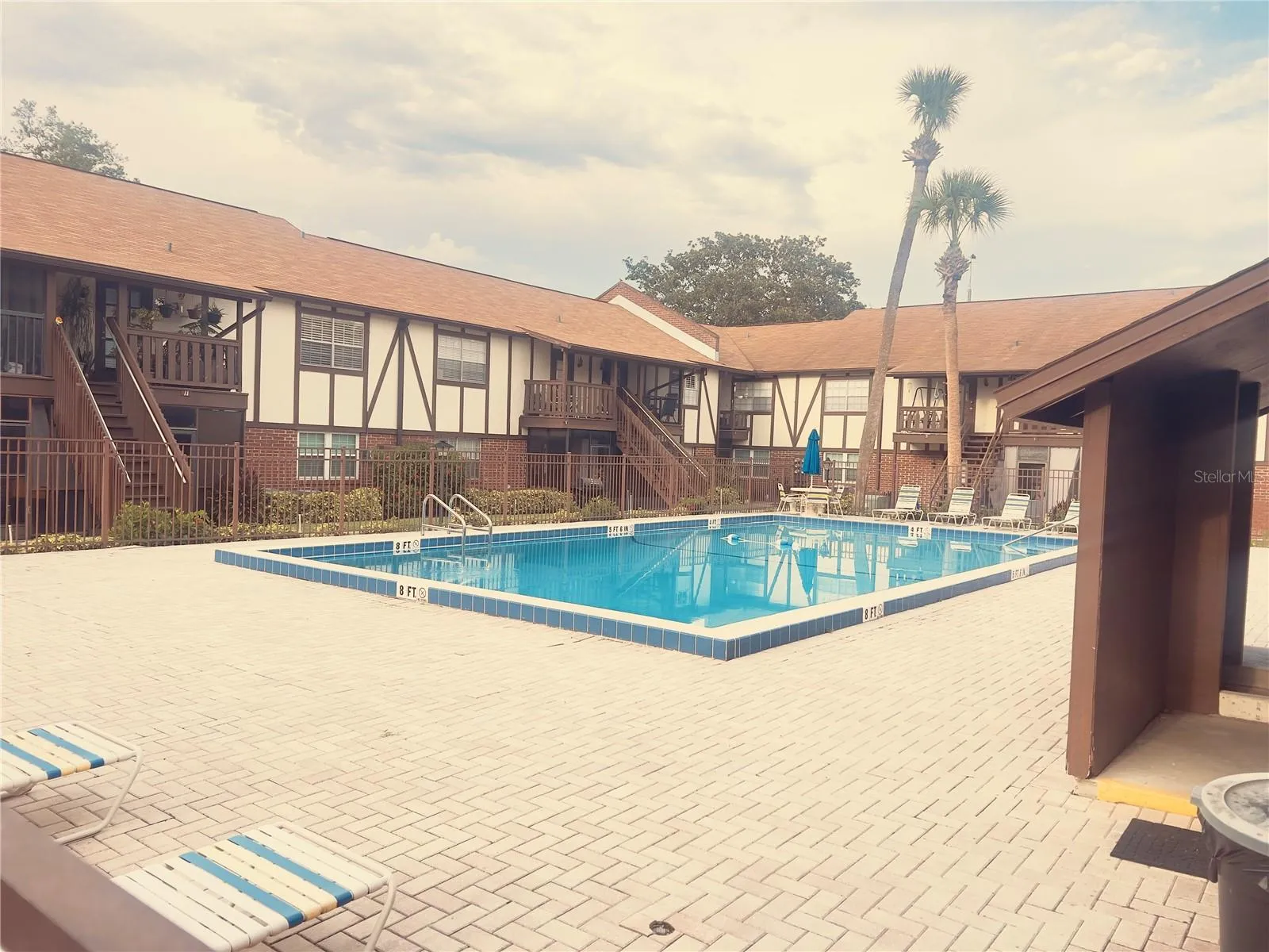 Your view Just Couple steps from the 2nd pool