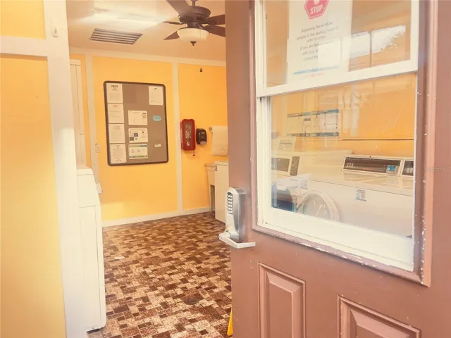 Coded laundry room