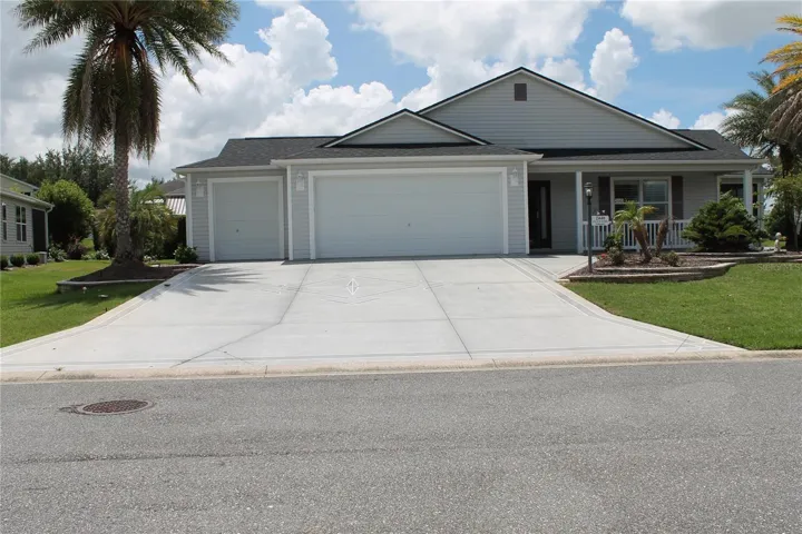 2440 Kate Hill St. - Front View - 2 Car Garage - Golf Car Garage and Covered Front Porch
