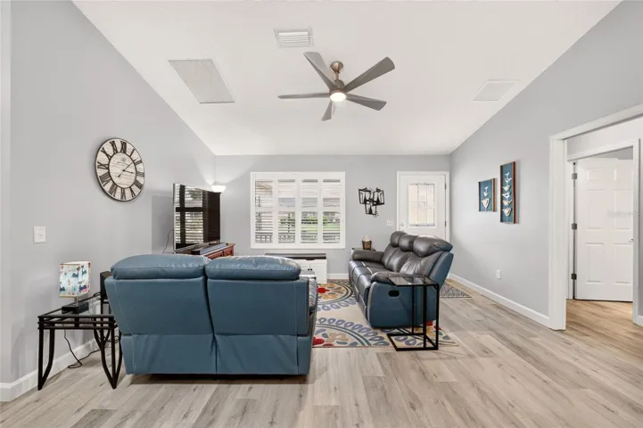 Looking back at front door