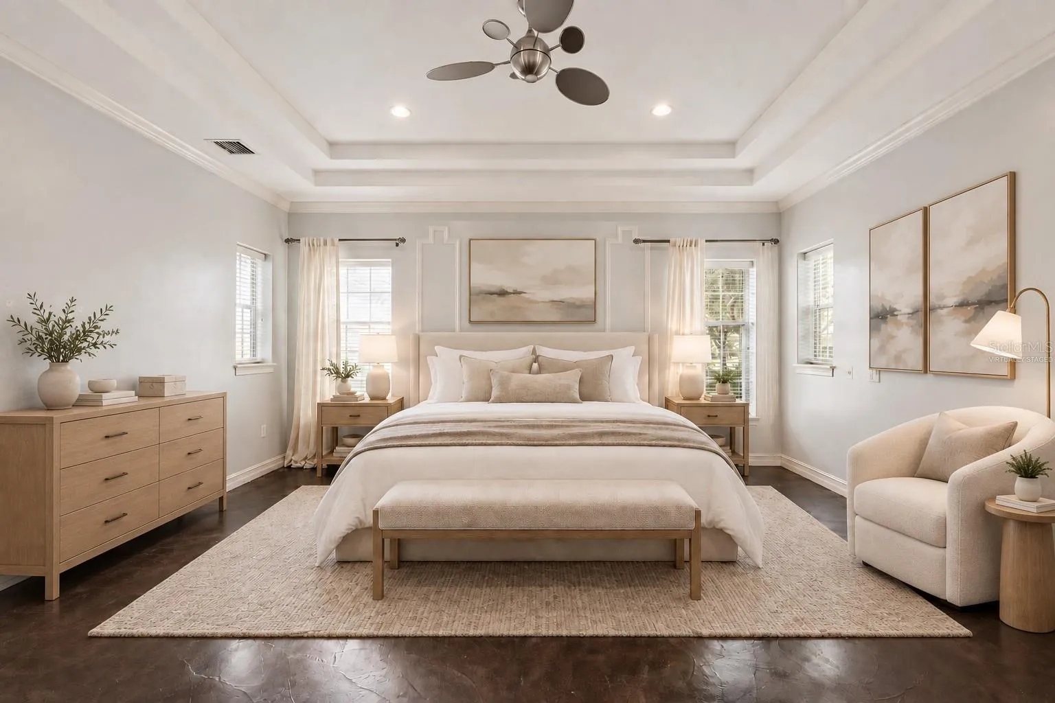 Master Bedroom - Virtually Staged