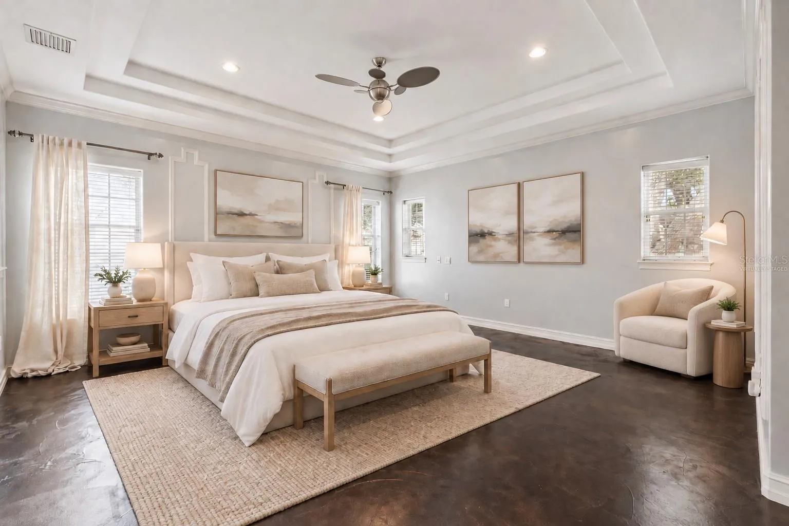 Master Bedroom - Virtually Staged