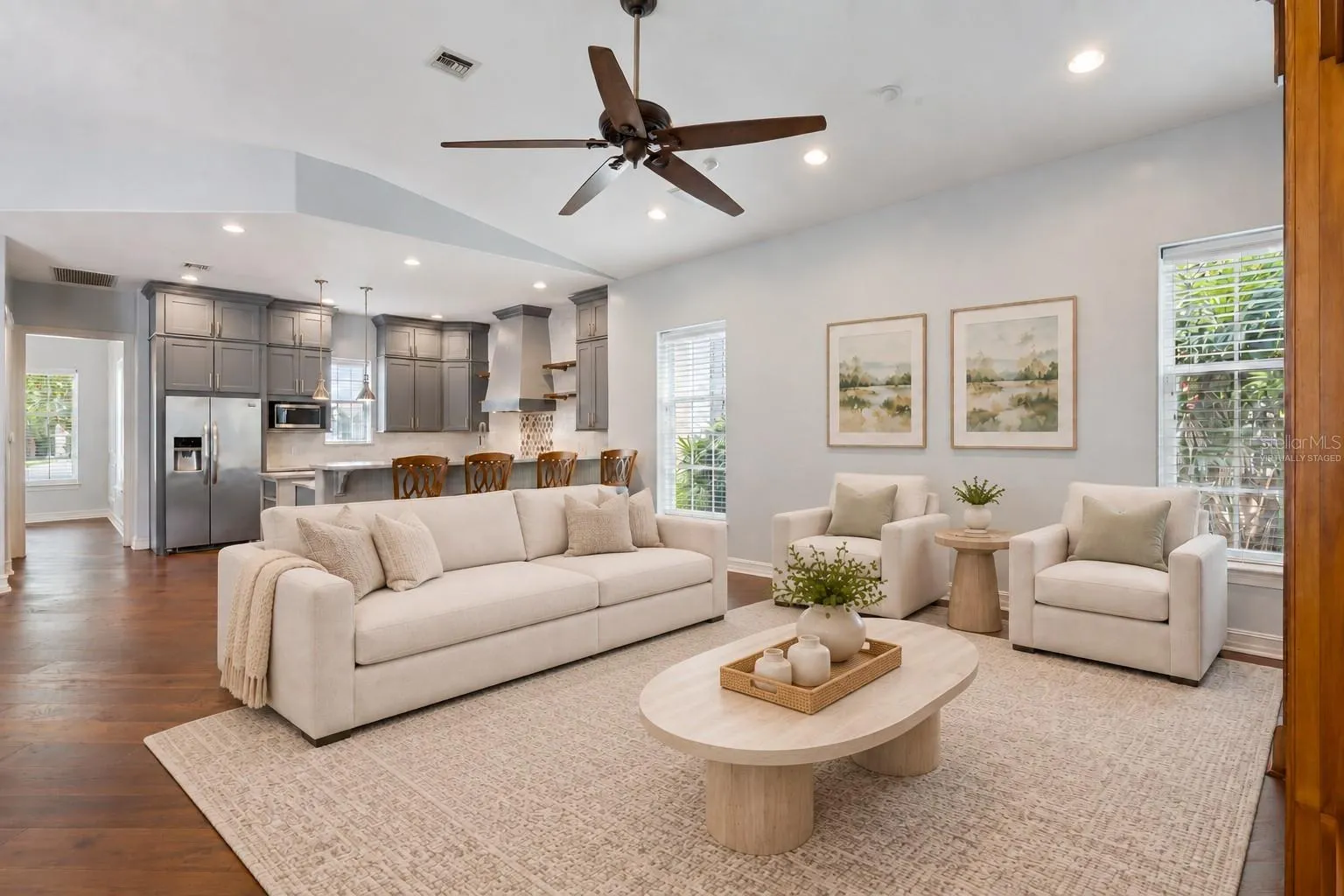 Family Room - Virtually Staged