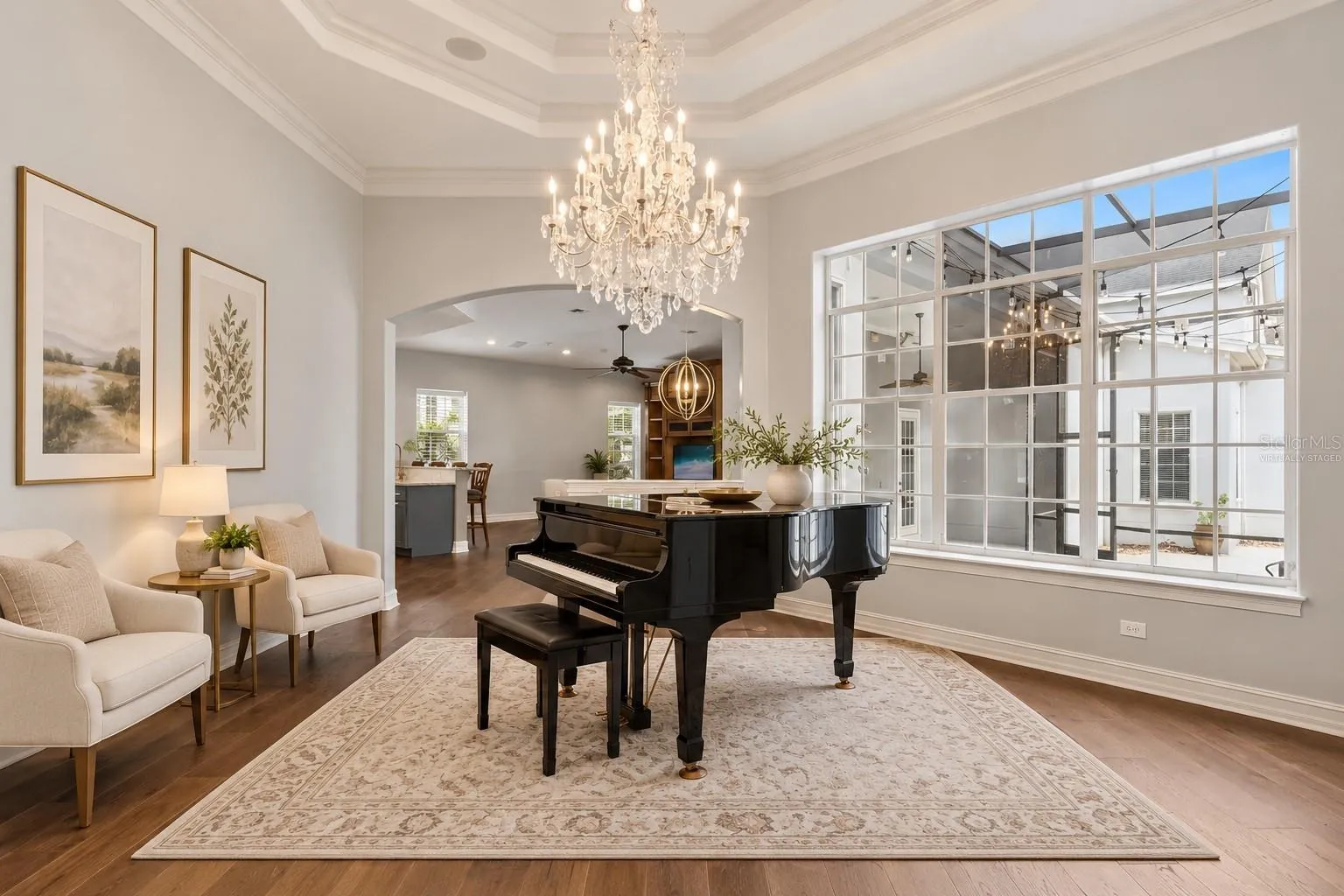 Formal Living Room - Virtually Staged