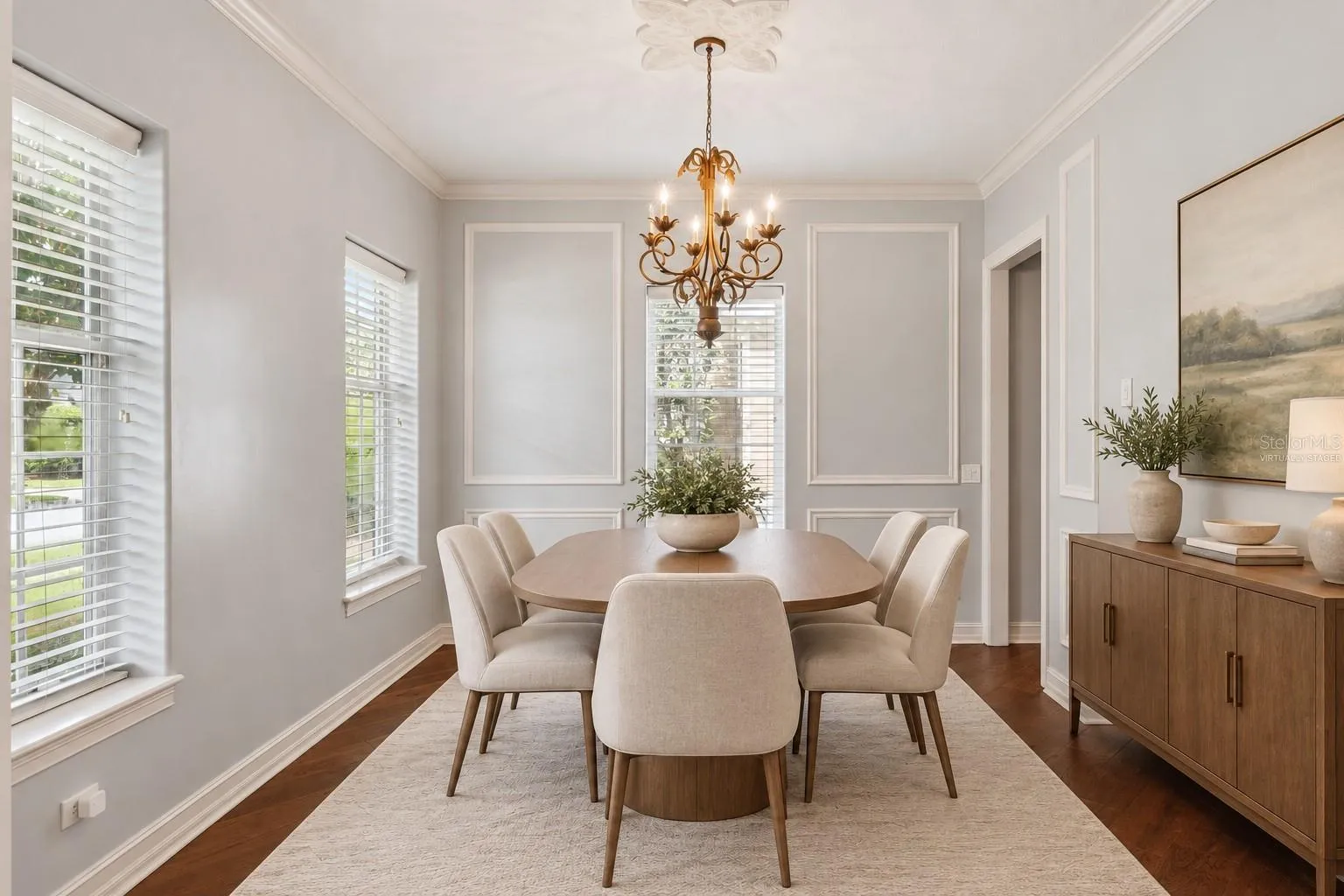 Formal Dining Room - Virtually Staged