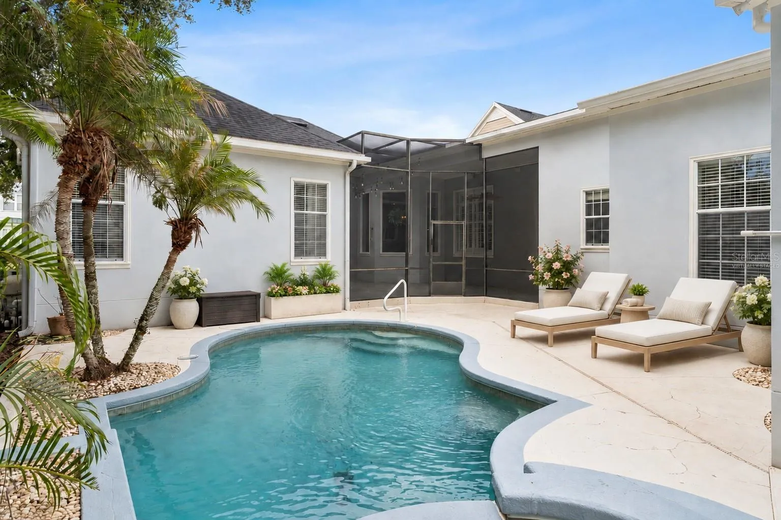 Pool Deck - Virtually Staged