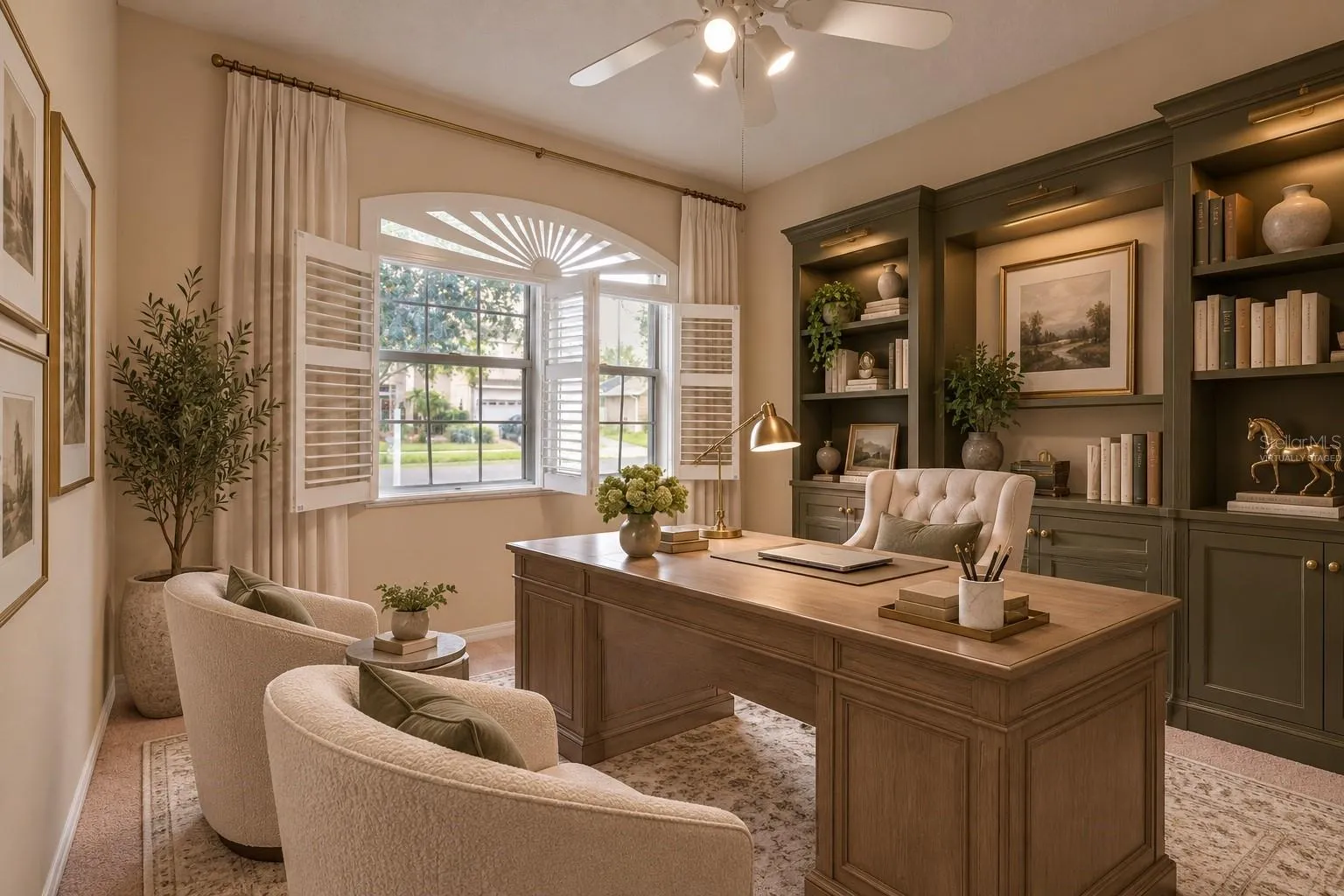 Virtually Staged Bedroom - Den