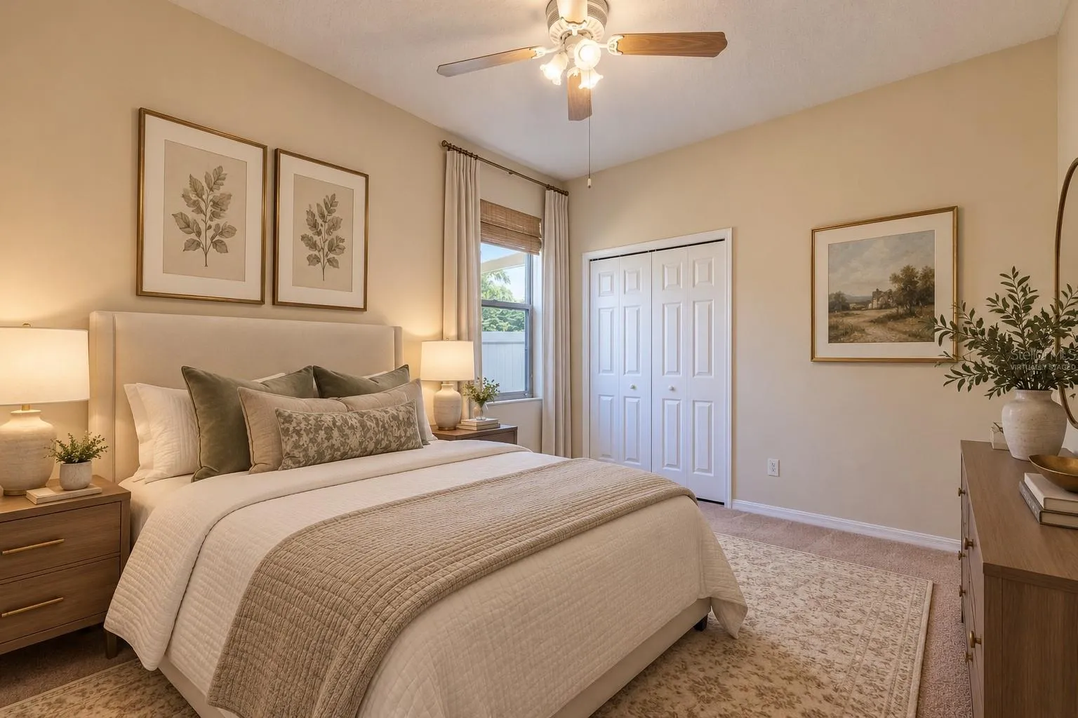 Virtually Staged Bedroom 4