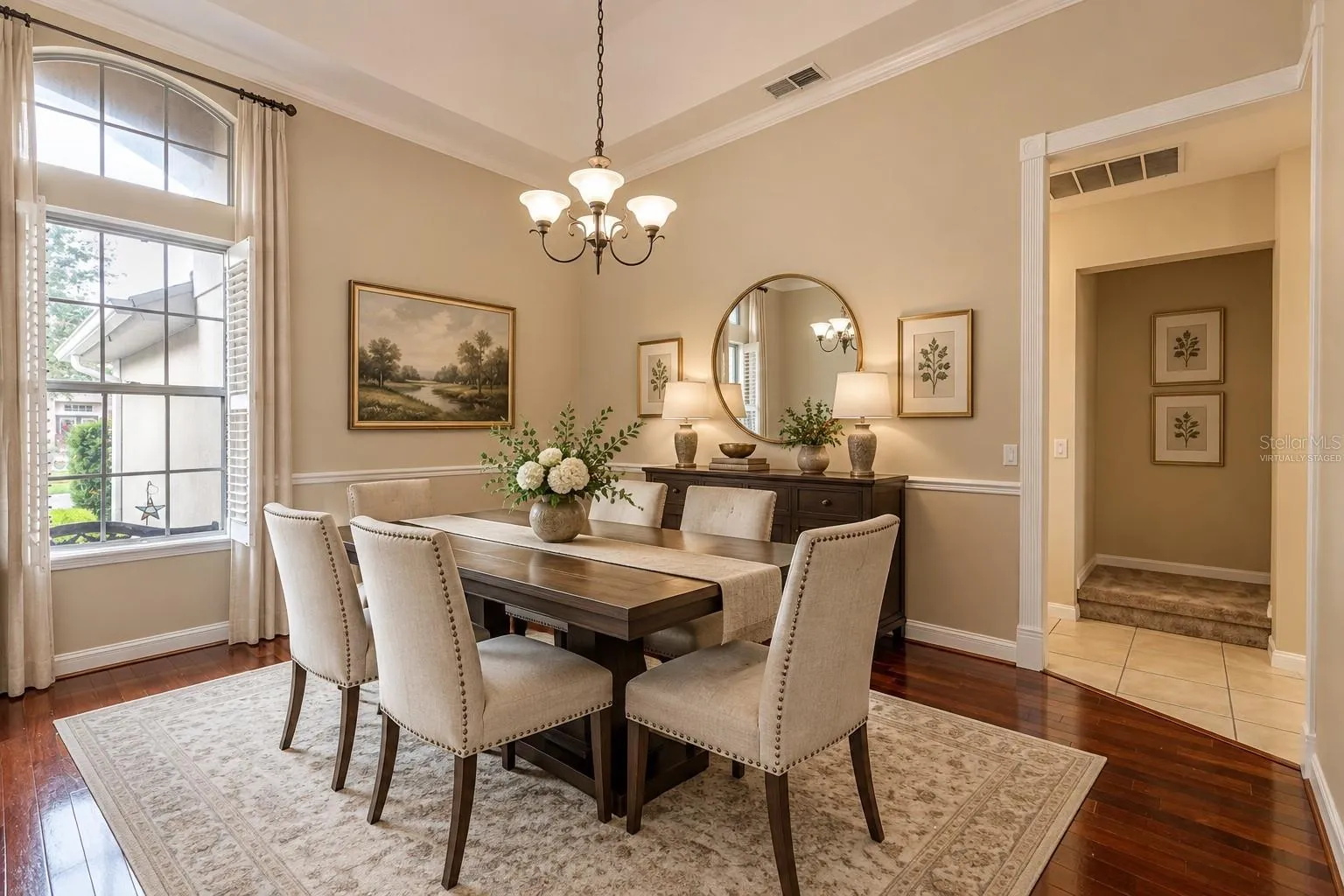 Virtually Staged Formal Dining