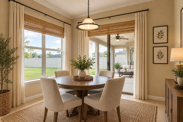 Virtually Staged Breakfast Nook